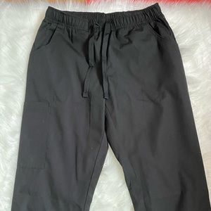 Red panda scrub pants